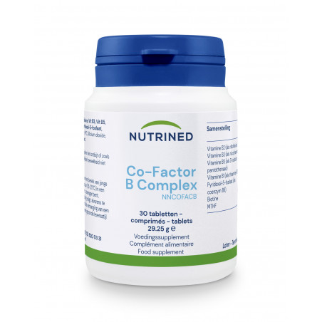 Comprar online CO-FACTOR B COMPLEX 30 CAPS NUTRINED - Farmacia Coliseum