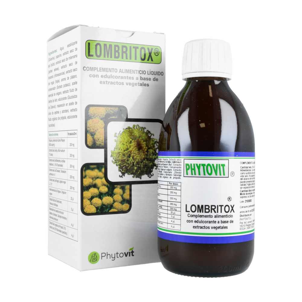 Comprar online LOMBRITOX  250 ML PHYTOVIT - Farmacia Coliseum