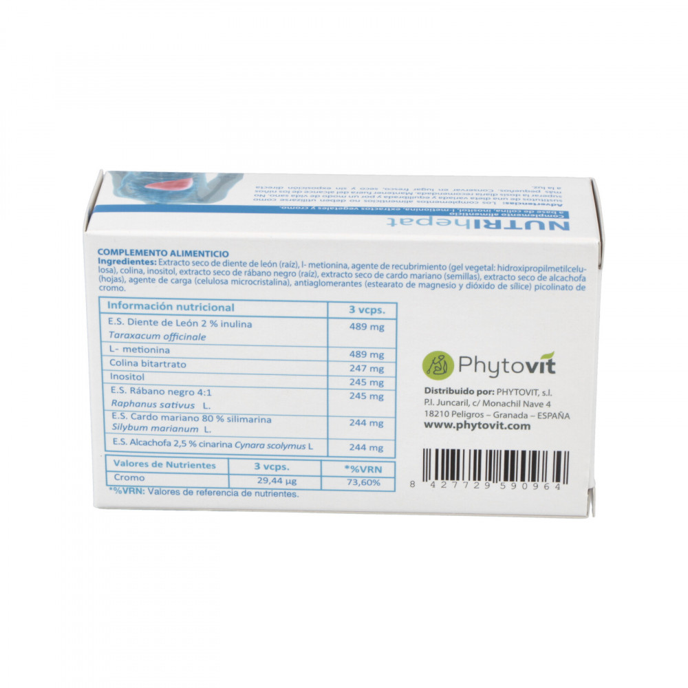 Comprar NUTRI HEPAT 60 COMP PHYTOVIT online - Farmacia Coliseum