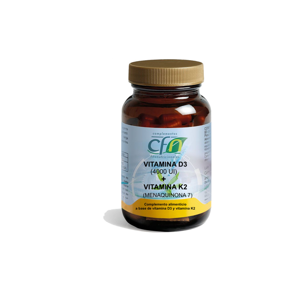 Comprar VITAMINA D3+K2 60 CAP CFN online - Farmacia Coliseum