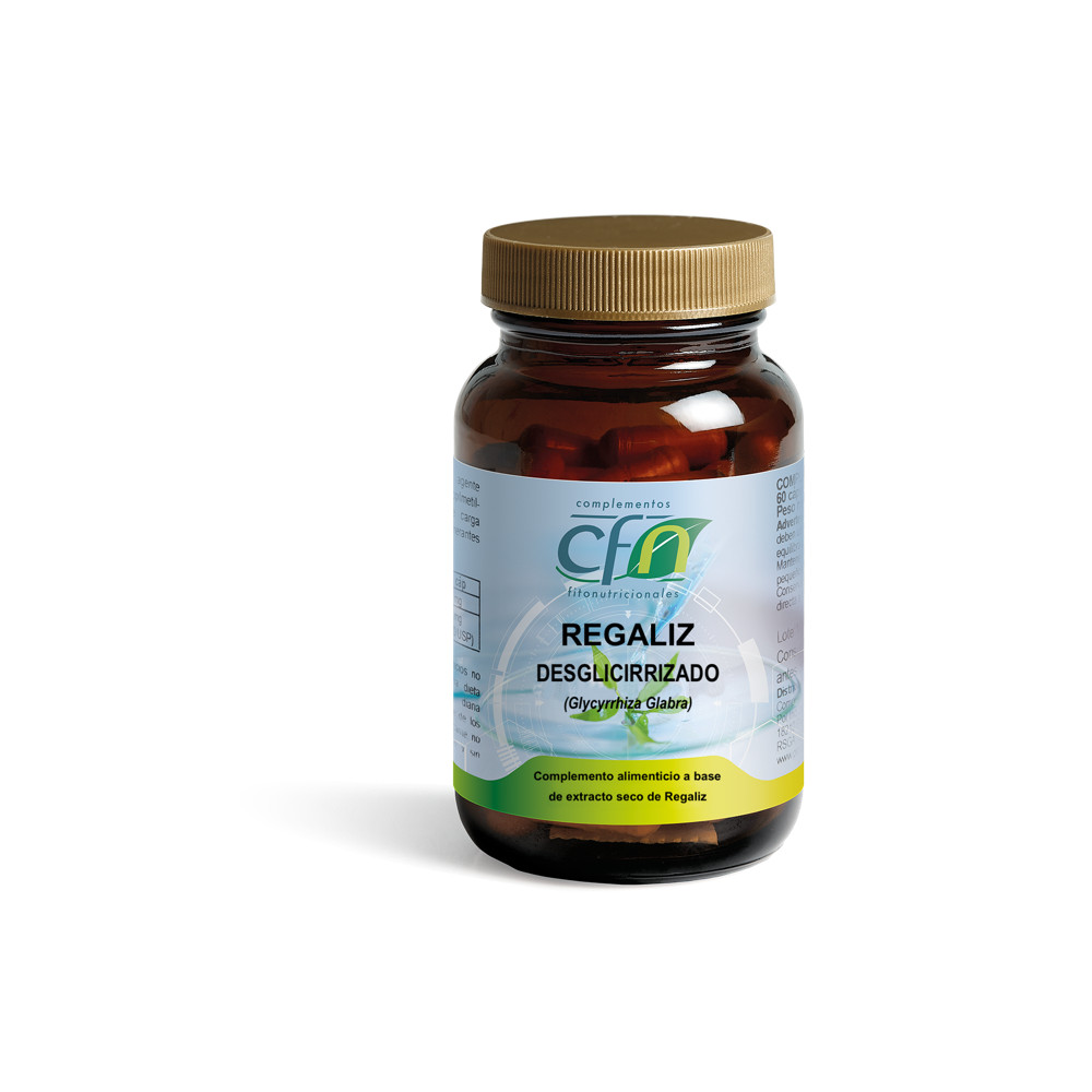 Comprar REGALIZ DESGLICIRRIZADO 60 CAP CFN online - Farmacia Coliseum