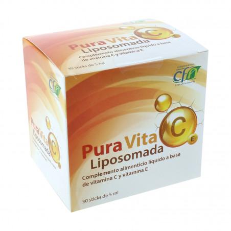 Comprar online PURA VITA C LIPOSOMADA 30 STICKS CFN - Farmacia Coliseum