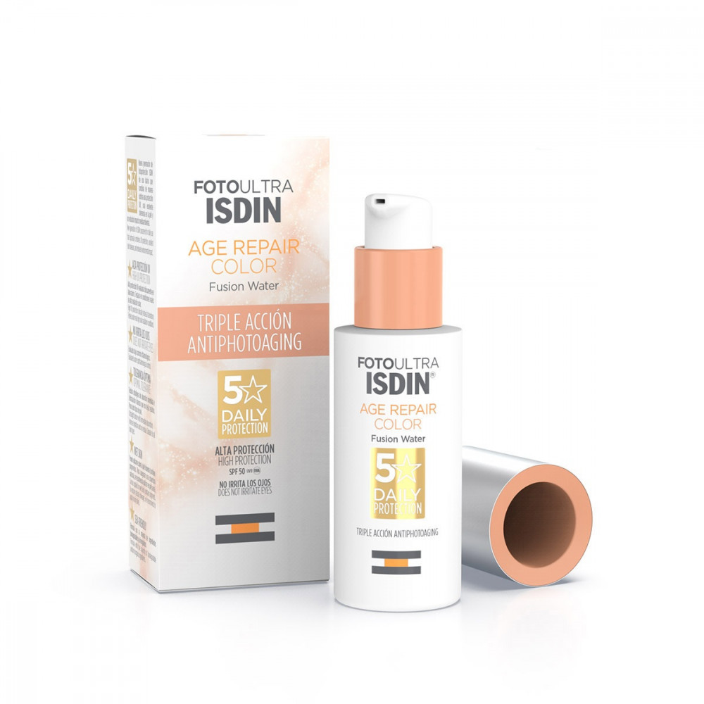 Comprar online FOTOPROTECTOR FOTOULTRA ISDIN AGE REPAIR COLOR SPF 50+ 50 ML ISDIN - Farmacia Coliseum