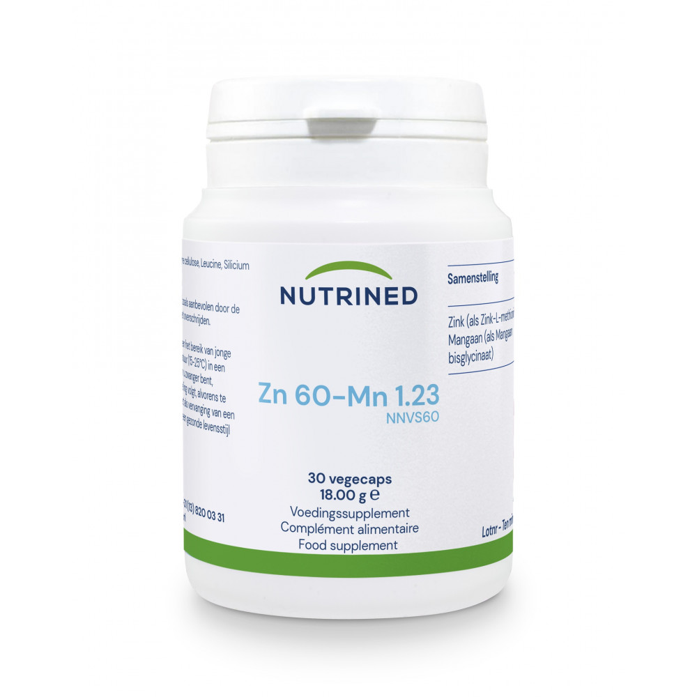 Comprar ZINK 60 MANGAAN 1,23 30 CAPS NUTRINED online - Farmacia Coliseum
