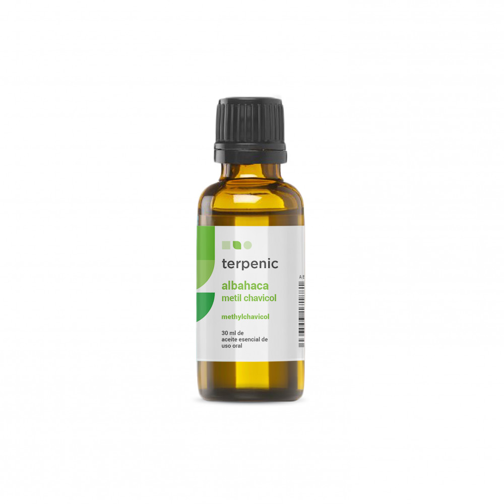Comprar online ALBAHACA 30 ML ACEITE ESENCIAL Q.T METILCHAVICOL TERPENIC LABS - Coliseum