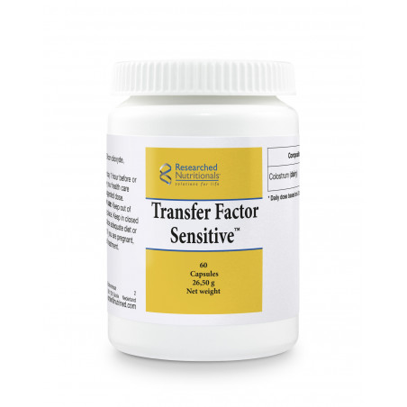 Comprar online TRANSFER FACTOR SENSITIVE 60TAB NUTRINED - Farmacia Coliseum