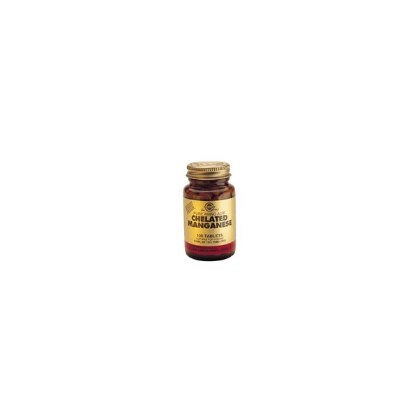 Comprar MANGANESO QUELADO 100 COMP SOLGAR online - Farmacia Coliseum
