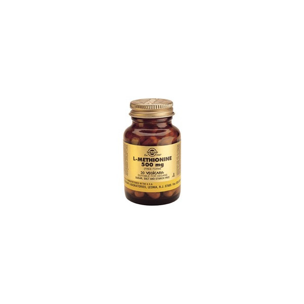 Comprar online METIONINA 500 MG 30 CAP SOLGAR - Farmacia Coliseum