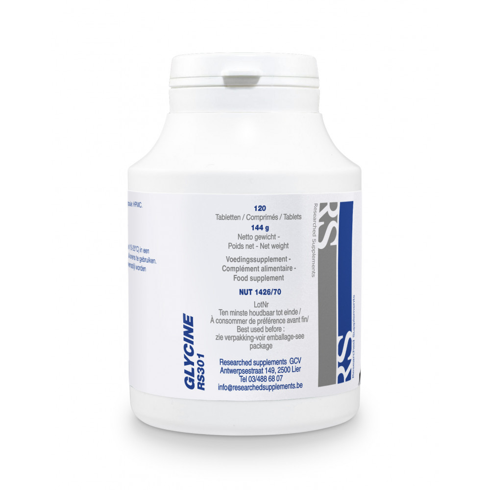 Comprar GLYCINE 120 TABS NUTRINED online - Farmacia Coliseum