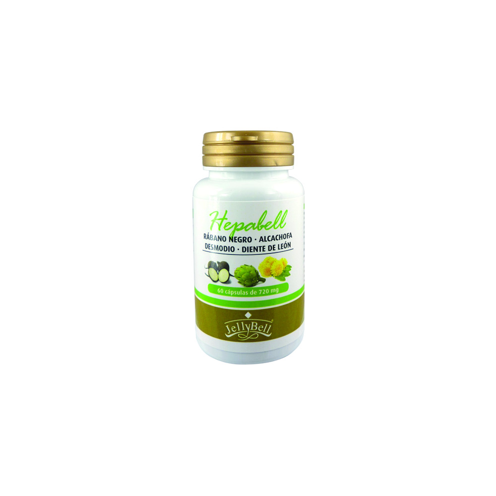 Comprar HEPABELL 60 CAPSULES JELLYBELL online - Farmacia Coliseum