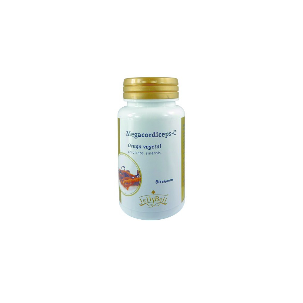 Comprar online MEGACORDICEPS C ORUGA VEGETAL 60 CAP JELLYBELL - Farmacia Coliseum