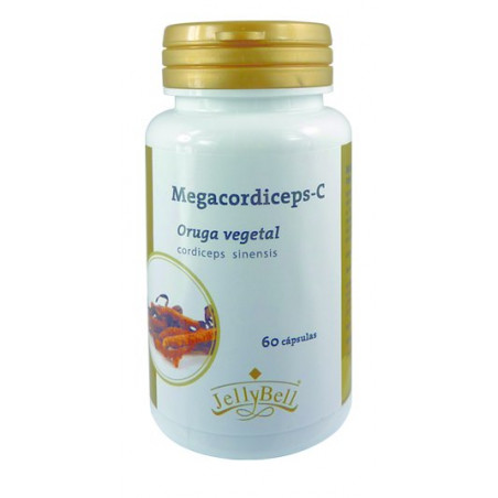 Comprar online MEGACORDICEPS C ORUGA VEGETAL 60 CAP JELLYBELL - Farmacia Coliseum