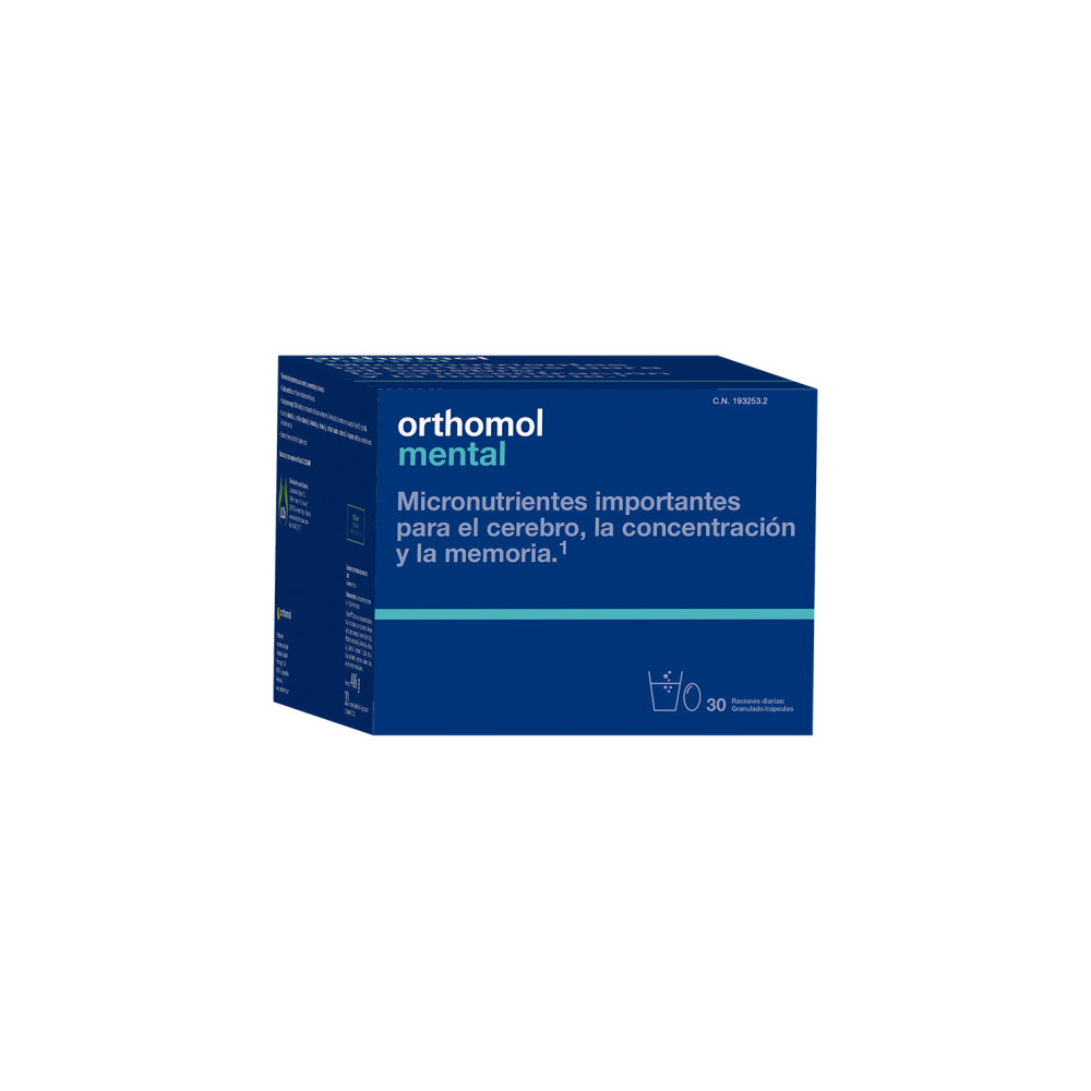 Comprar ORTHOMOL MENTAL 30 SOBRES + 30 CAPSULAS COBAS online -Coliseum