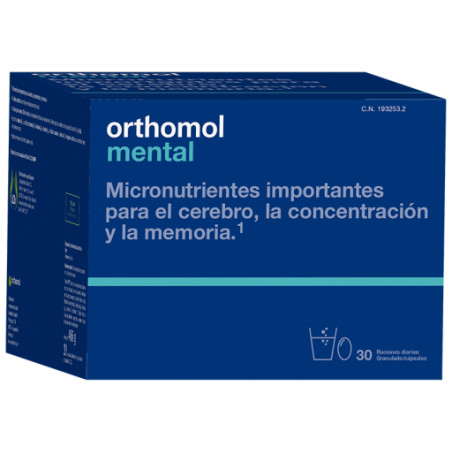 Comprar ORTHOMOL MENTAL 30 SOBRES + 30 CAPSULAS COBAS online -Coliseum