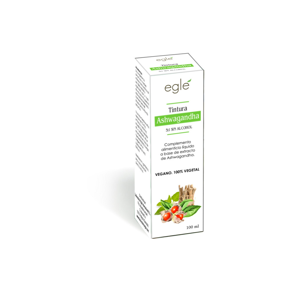 Comprar online ASHWAGANDHA TINTURA SIN ALCOHOL 5:1 100 ML EGLE - Farmacia Coliseum