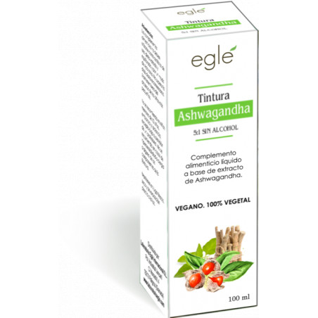 Comprar online ASHWAGANDHA TINTURA SIN ALCOHOL 5:1 100 ML EGLE - Farmacia Coliseum