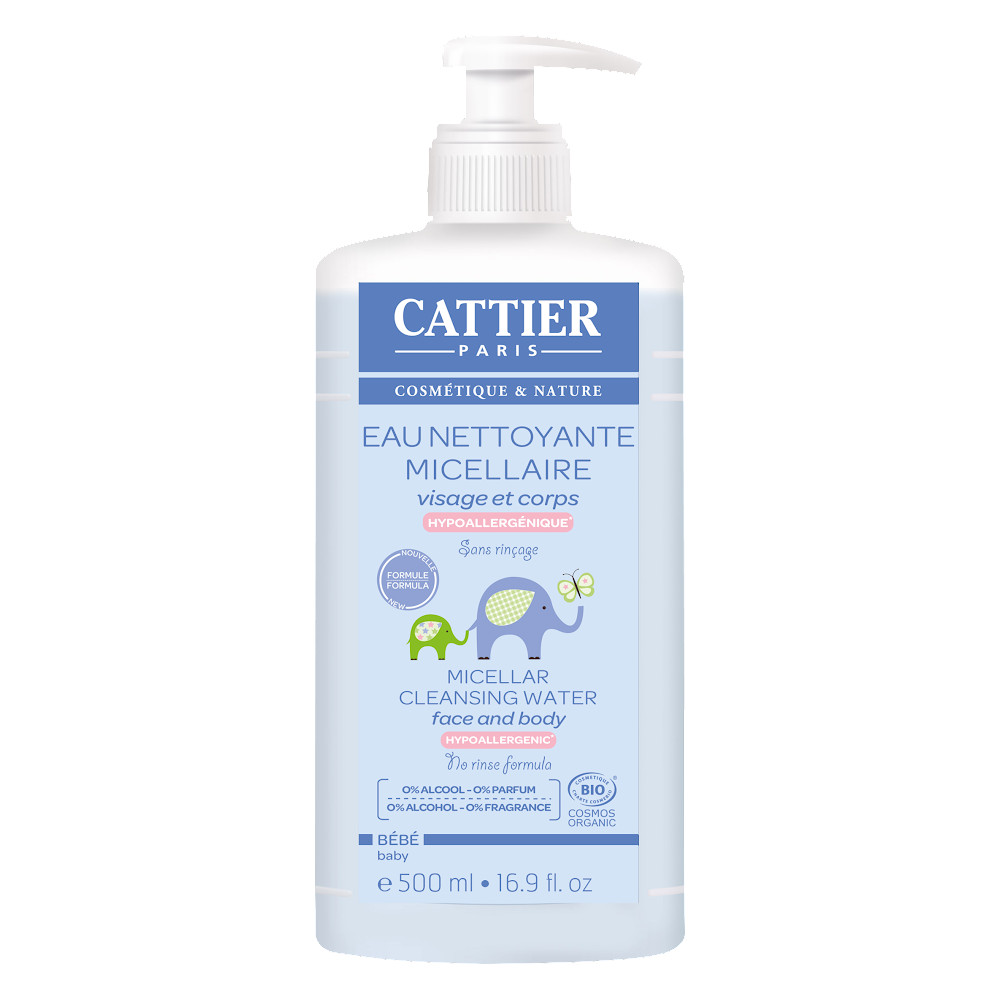 Comprar BEBE AGUA LIMPIADORA MICELAR CARA CUERPO 500 CC CATTIER