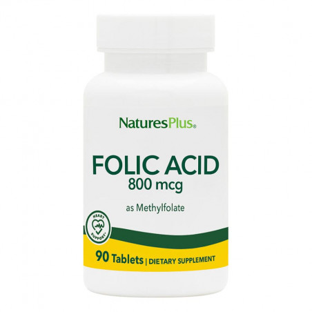 Comprar online FOLICO ACIDO 800 MCG 90 COMP NATURE'S PLUS - Coliseum