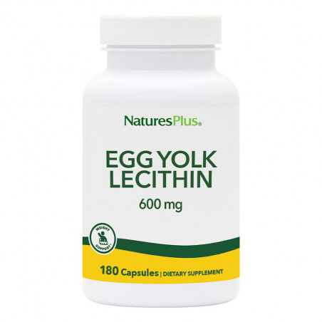 LECITINA DE HUEVO 600 MG 180 CAP NATURES PLUS Comprar farmacia coliseum