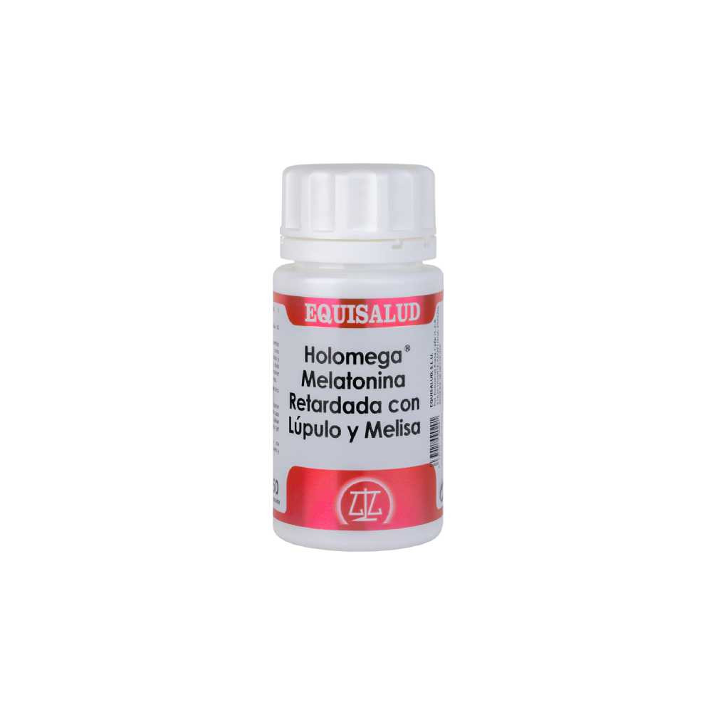 Comprar HOLOMEGA MELATONINA RETARDADA LUPULO MELISA 50 CAP EQUISALUD online - Farmacia Coliseum