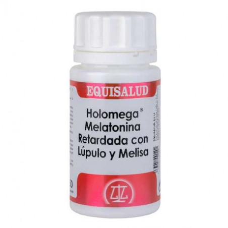 Comprar HOLOMEGA MELATONINA RETARDADA LUPULO MELISA 50 CAP EQUISALUD online - Farmacia Coliseum