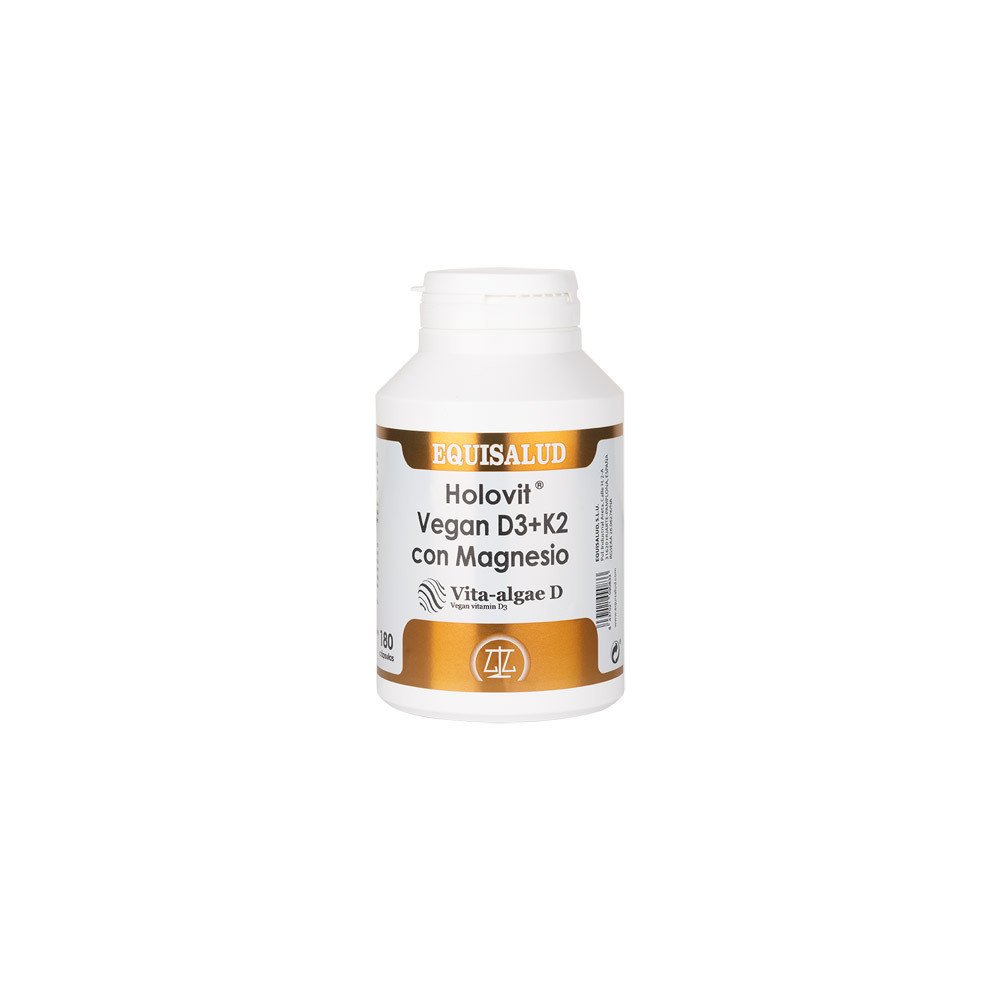 Comprar HOLOVIT VEGAN D3K2 MAGNESIO 180 CAP EQUISALUD online - Farmacia Coliseum