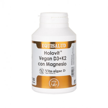 Comprar HOLOVIT VEGAN D3K2 MAGNESIO 180 CAP EQUISALUD online - Farmacia Coliseum