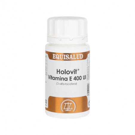 Comprar online HOLOVIT VITAMINA E 400 UI 50 CAP EQUISALUD - Farmacia Coliseum