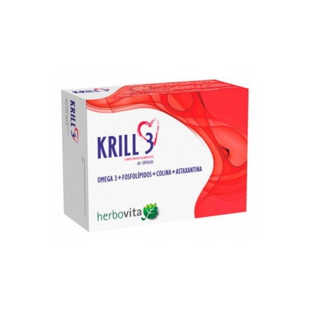 Comprar online KRILL 3 60 CAP HERBOVITA - Farmacia Coliseum