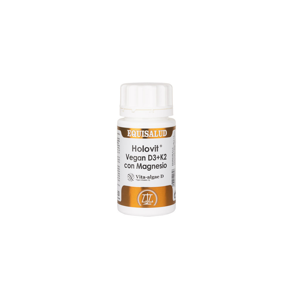 Comprar online HOLOVIT VEGAN D3K2 MAGNESIO 50 CAP EQUISALUD -Coliseum