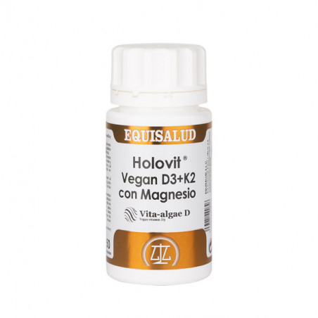 Comprar online HOLOVIT VEGAN D3K2 MAGNESIO 50 CAP EQUISALUD -Coliseum