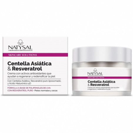 Comprar online CENTELLA ASIATICA Y RESVERATROL CREMA 50 ML NATYSAL - Farmacia Coliseum