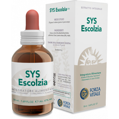 Comprar SYS ESCOLZIA ESCOLCIA 50ML FORZA VITALE online - Coliseum