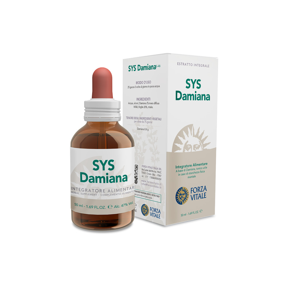 Comprar SYS DAMIANA 50 ML FORZA VITALE online - Farmacia Coliseum