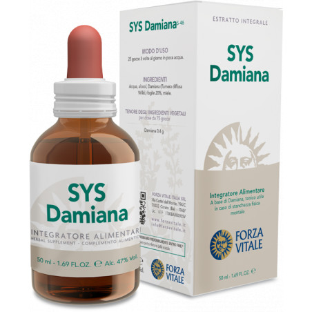 Comprar SYS DAMIANA 50 ML FORZA VITALE online - Farmacia Coliseum