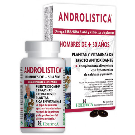 Comprar online ANDROLISTICA 40 CAP HOLISTICA - Farmacia Coliseum