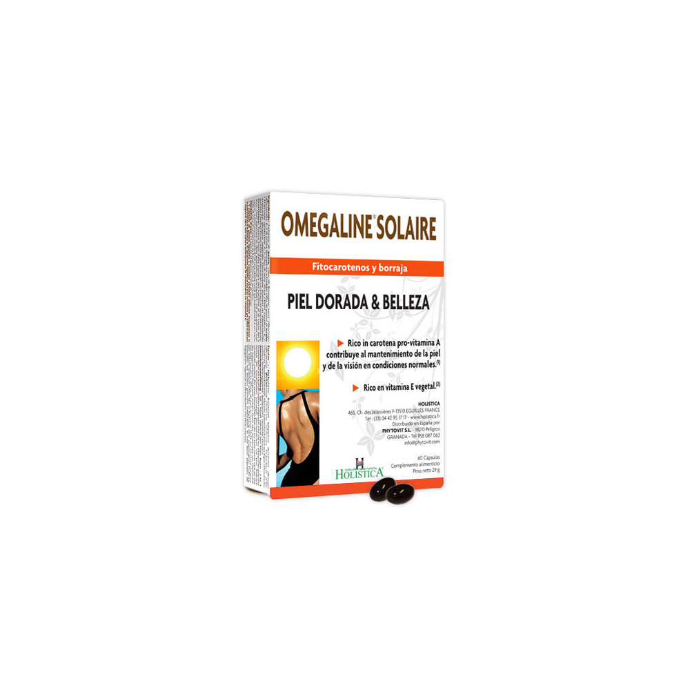 Comprar OMEGALINE SOLAR 60 CAP HOLISTICA online - Farmacia Coliseum