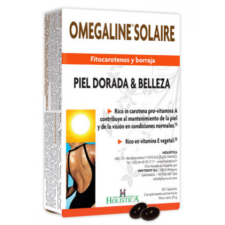 Comprar OMEGALINE SOLAR 60 CAP HOLISTICA online - Farmacia Coliseum