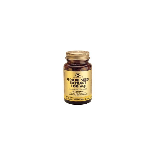 Comprar SEMILLA UVA (GRAPE SEED) 100 MG 30 CAP SOLGAR online