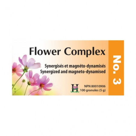Comprar FLOWER COMPLEX 3 HIPERSENSIBILIDAD 100 GRANULOS HOLISTICA