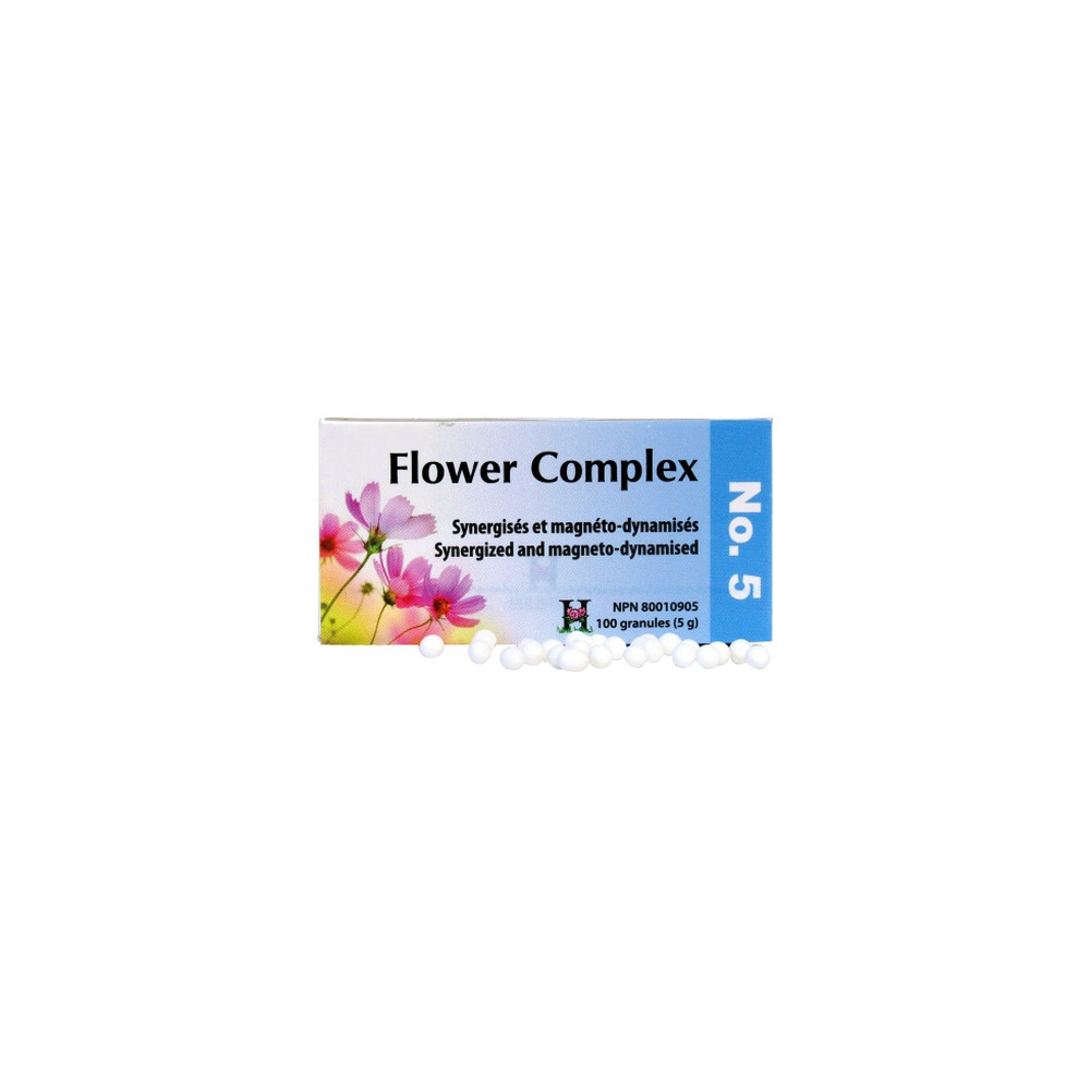 Comprar online FLOWER COMPLEX 5 MIEDOS 100 GRANULOS HOLISTICA -