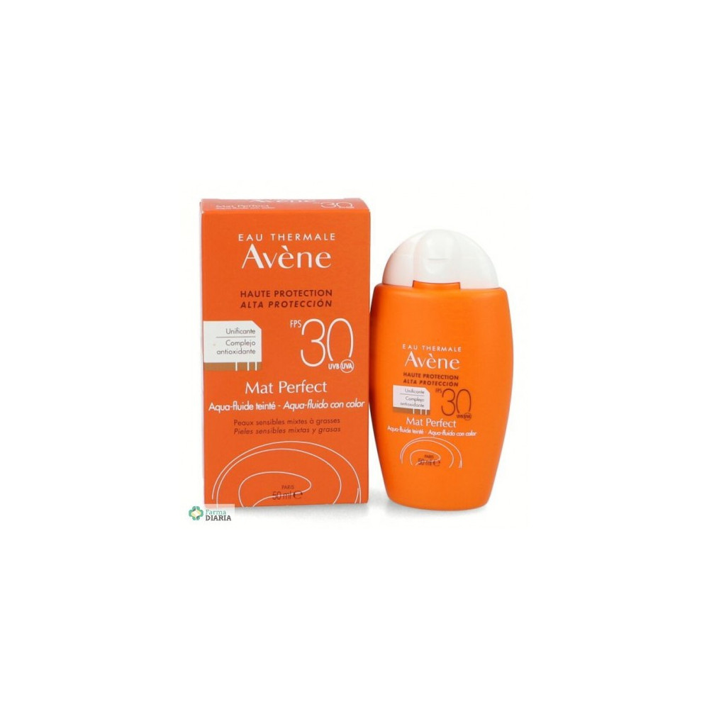 Comprar online AVENE MAT PERFECT AQUA FLUIDO CON COLOR SPF 30+ 50 ML