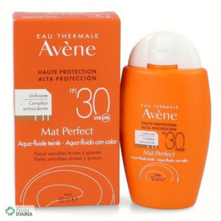 Comprar online AVENE MAT PERFECT AQUA FLUIDO CON COLOR SPF 30+ 50 ML