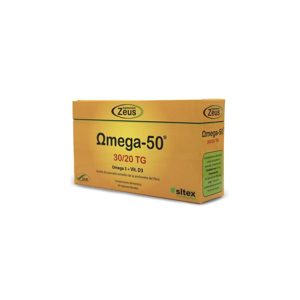 Comprar OMEGA 50 30/20 TG  60 CAP ZEUS online - Farmacia Coliseum