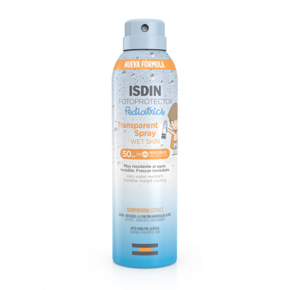 Comprar FOTOPROTECTOR PEDIATRICS WET SKIN SPF 50 SPRAY TRANSP 250 ML ISDIN -  Coliseum