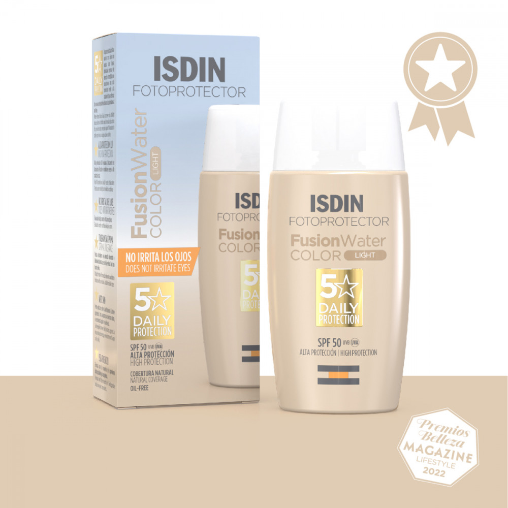 Comprar FOTOPROTECTOR SPF 50+ FUSION WATER COLOR LIGHT 50 ML ISDIN - Farmacia Coliseum