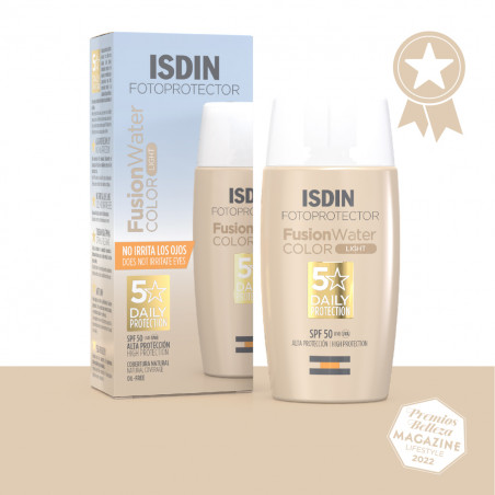 Comprar FOTOPROTECTOR SPF 50+ FUSION WATER COLOR LIGHT 50 ML ISDIN - Farmacia Coliseum