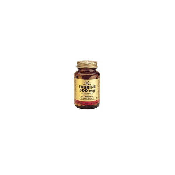 Comprar TAURINA 500 MG 50 CAP SOLGAR online - Farmacia Coliseum