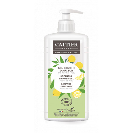 Comprar online CATTIER GEL DE DUCHA SUAVIZANTE TE MATCHA-YUZU 887 ML