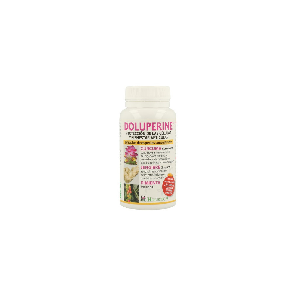 Comprar online DOLUPERINE 60 CAP HOLISTICA - Farmacia Coliseum